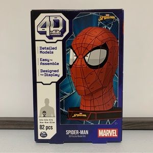 4D Build: Marvel Spider-Man 3D Puzzle Model Kit-NIB